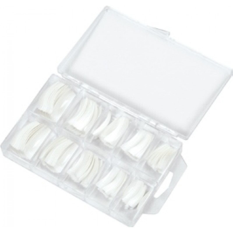 Νύχια Γαλλικό με Κούρμπα 100τμχ